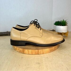 Salamander Men’s Tan Leather Square Toe Oxford | Size 11 | Classic German Design